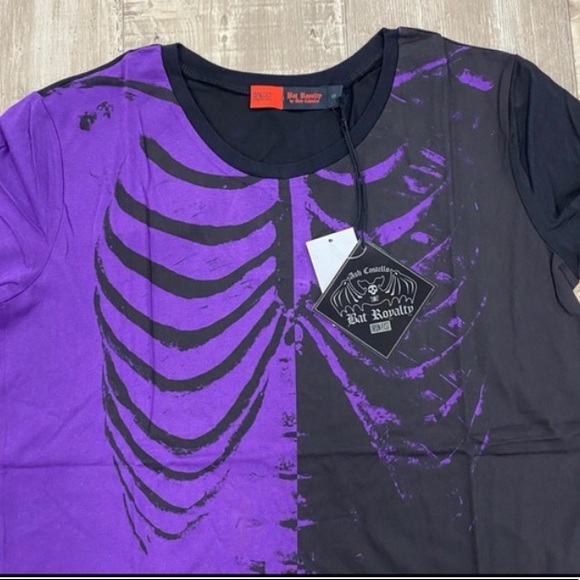 Iron Fist X Bat Royalty Bad to the Bone Unisex Tee - Picture 4 of 15